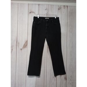 Levi's Jeans Ladies 14‎ Black 505 Straight